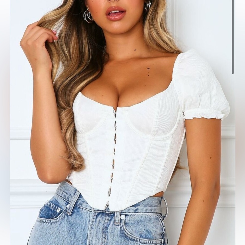 White Fox Corset